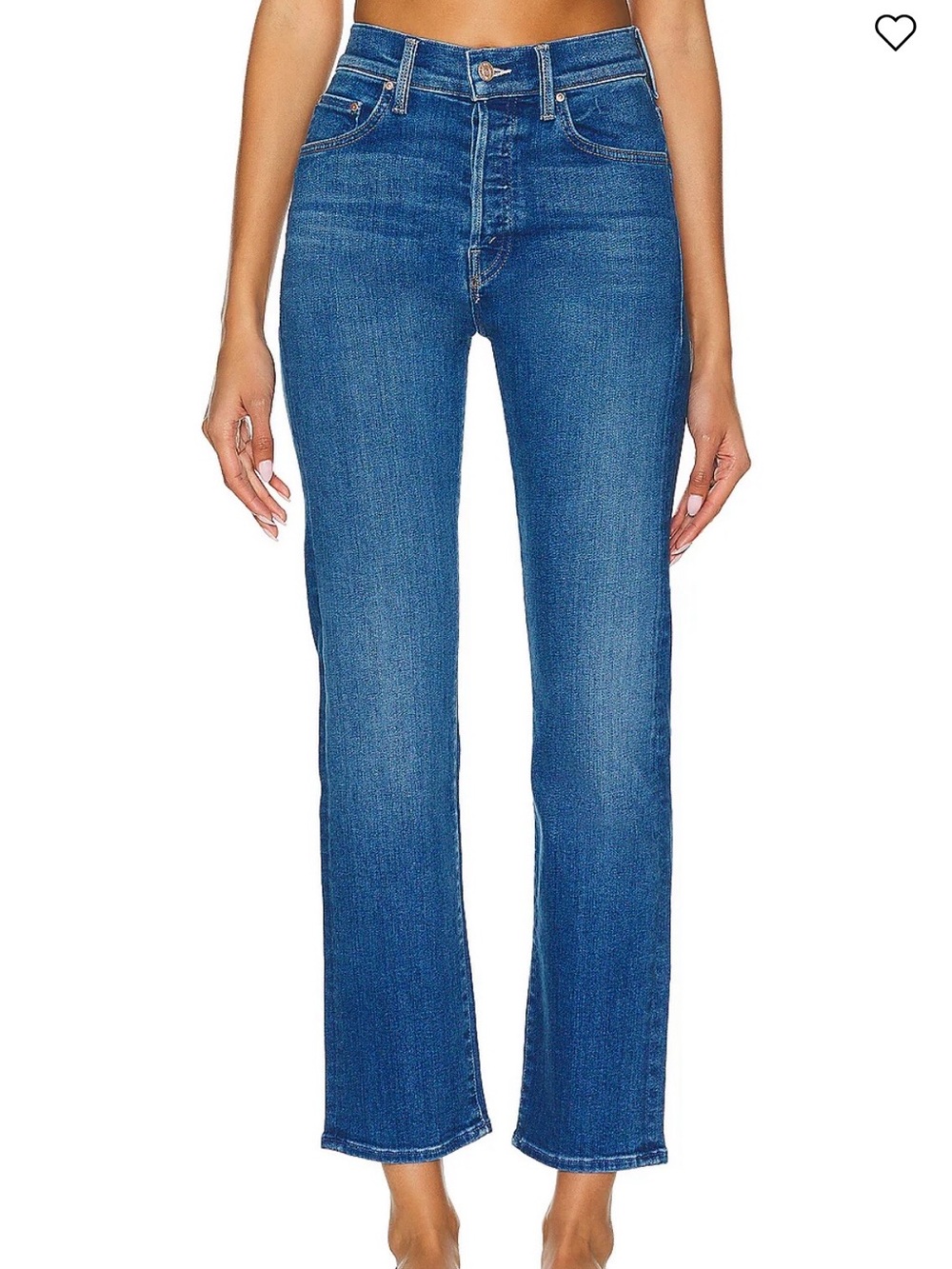 Mother High Waisted Hiker Hover jeans Size 25 Straight leg Stretch jeans Luxury